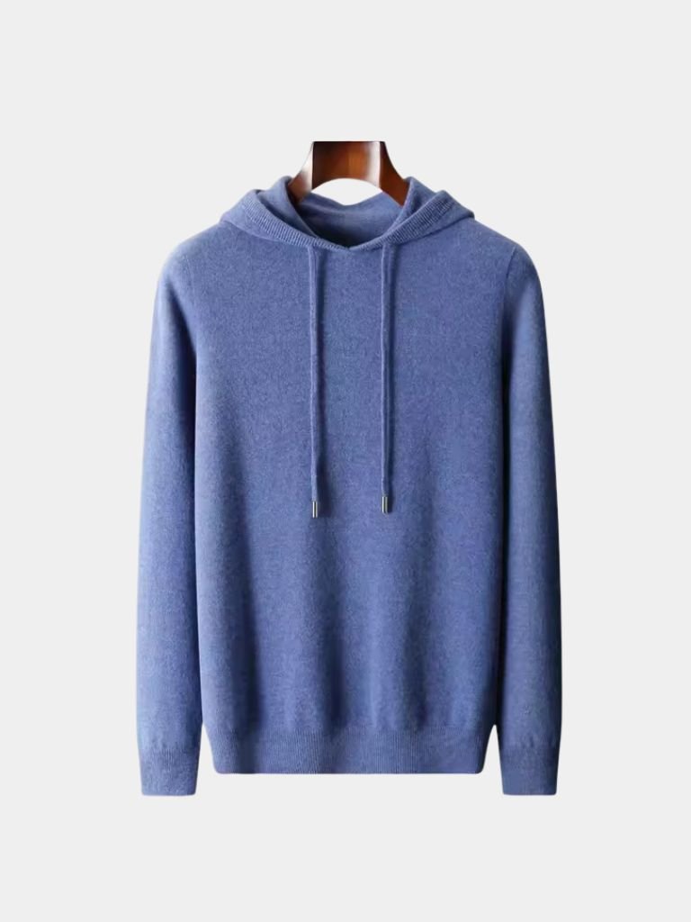 100% Cashmere Hooded Sweater - Verocci Essentials