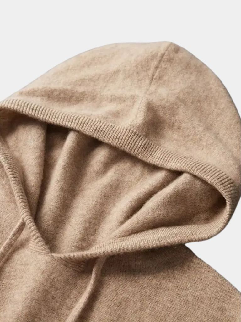 100% Cashmere Hooded Sweater - Verocci Essentials