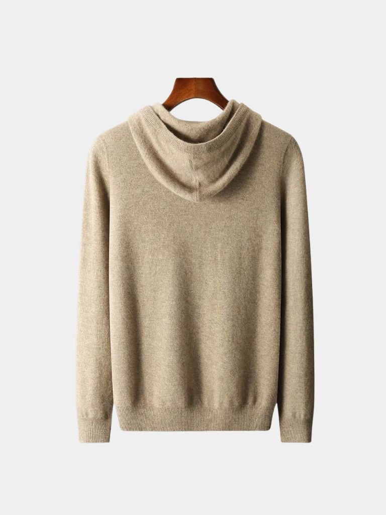 100% Cashmere Hooded Sweater - Verocci Essentials