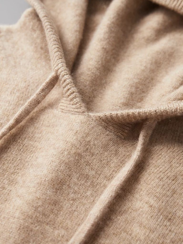 100% Cashmere Hooded Sweater - Verocci Essentials