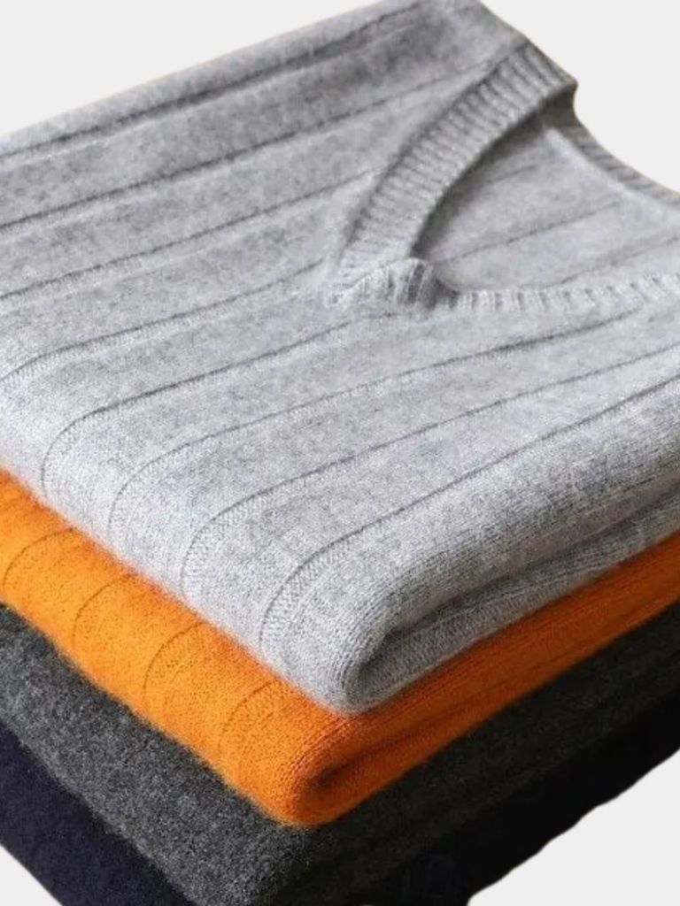 100% Merino Wool Pullover Sweater Vest - Verocci Essentials