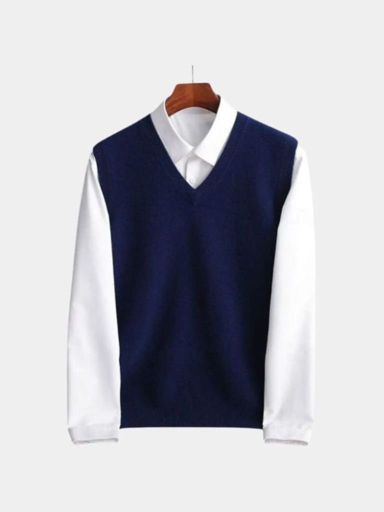 100% Merino Wool Sweater Vest - Verocci Essentials