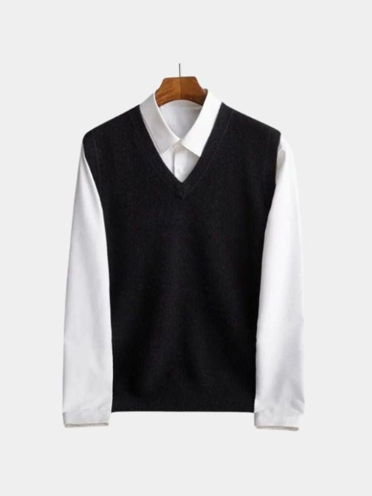 100% Merino Wool Sweater Vest - Verocci Essentials