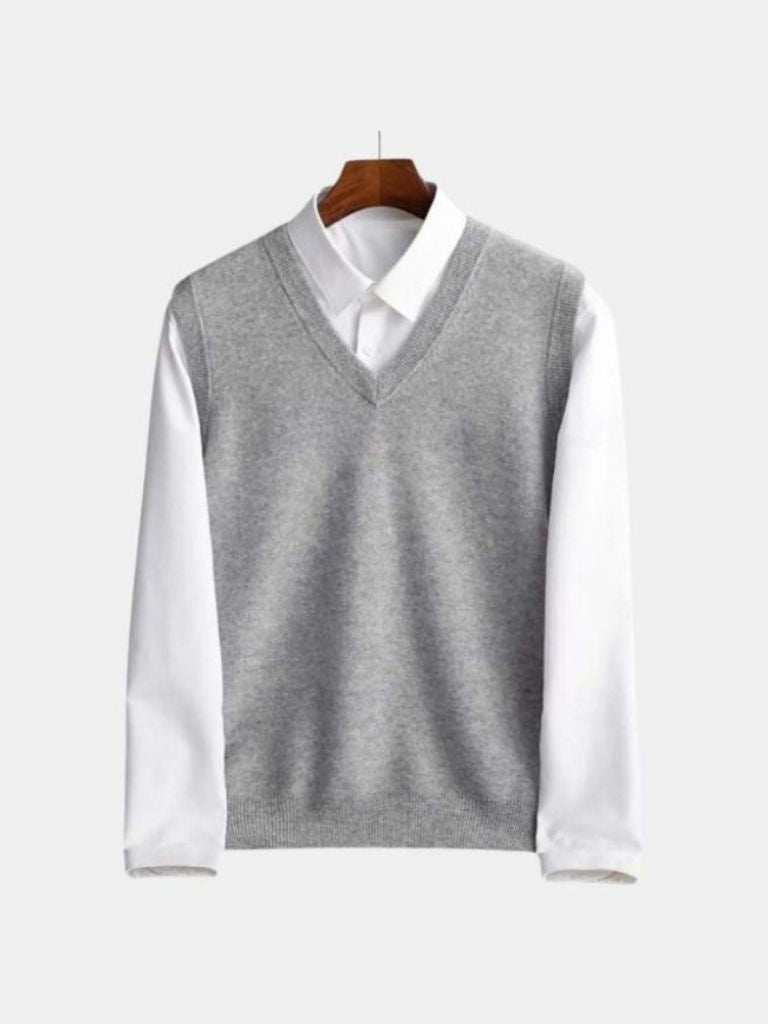 100% Merino Wool Sweater Vest - Verocci Essentials