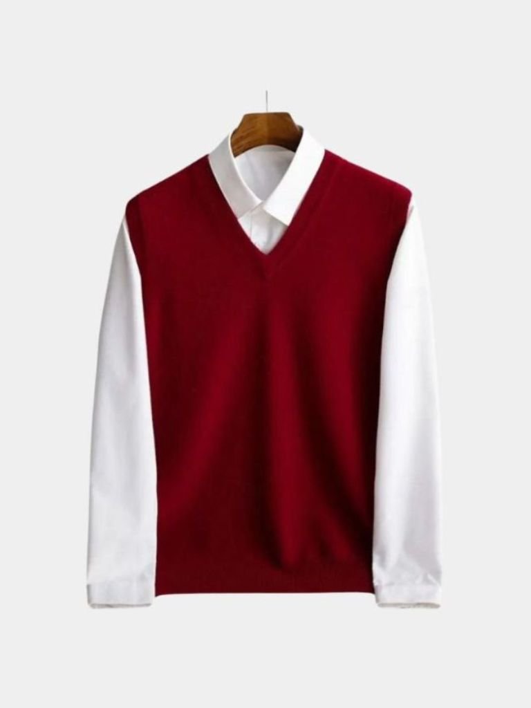 100% Merino Wool Sweater Vest - Verocci Essentials