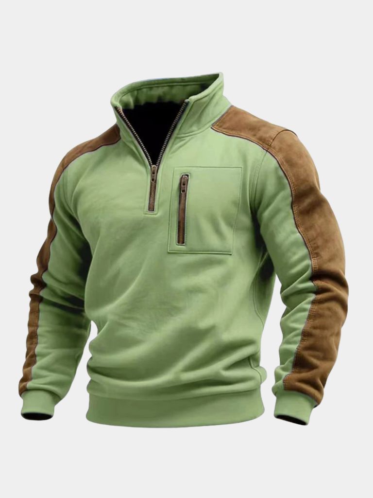 Urban Explorer High Collar Quarter Zip Pullover - Verocci Essentials