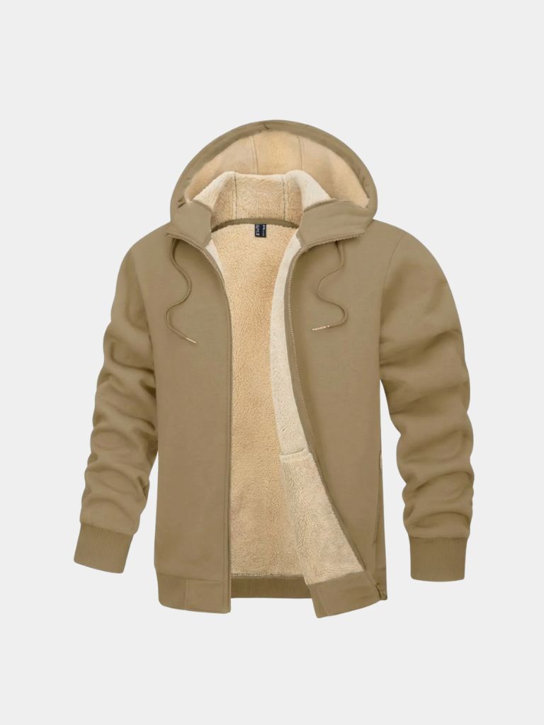 Winter Core Sherpa Hoodie Jacket - Verocci Essentials
