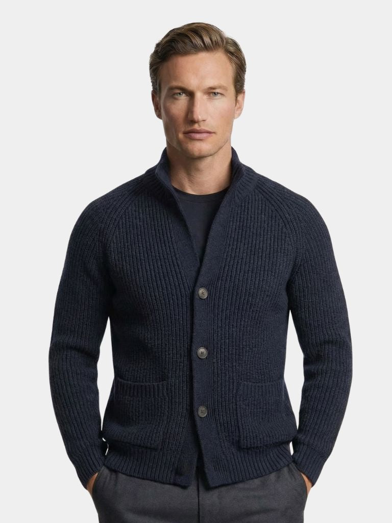 Classic Heritage Botton Knit Jacket - Verocci Essentials