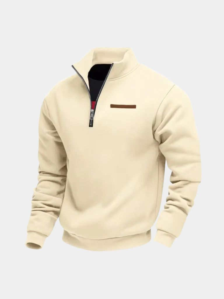 Slate Urban High Collar Pullover - Verocci Essentials