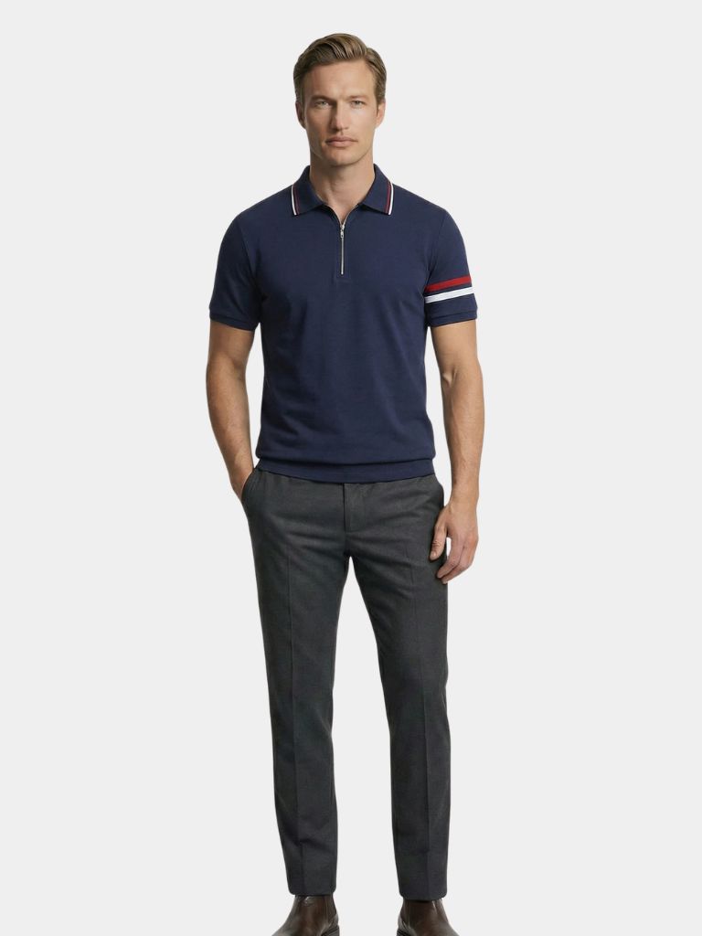 Horizon Striped Polo - Verocci Essentials