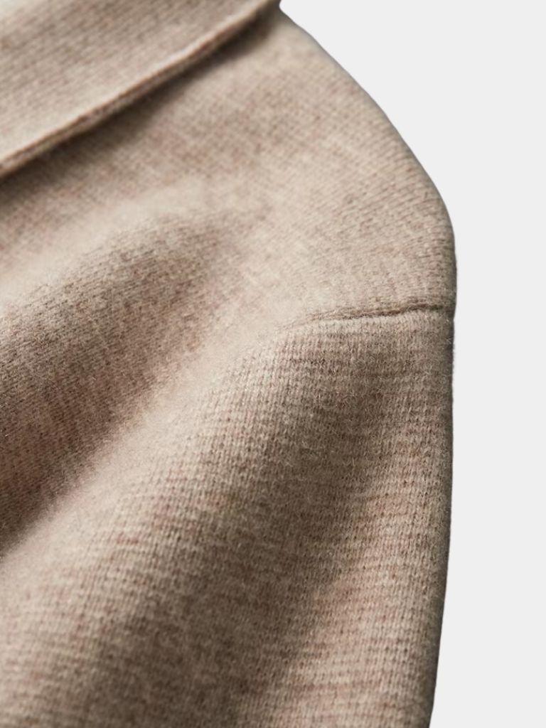 Cashmere Heritage Knit Jacket - Verocci Essentials