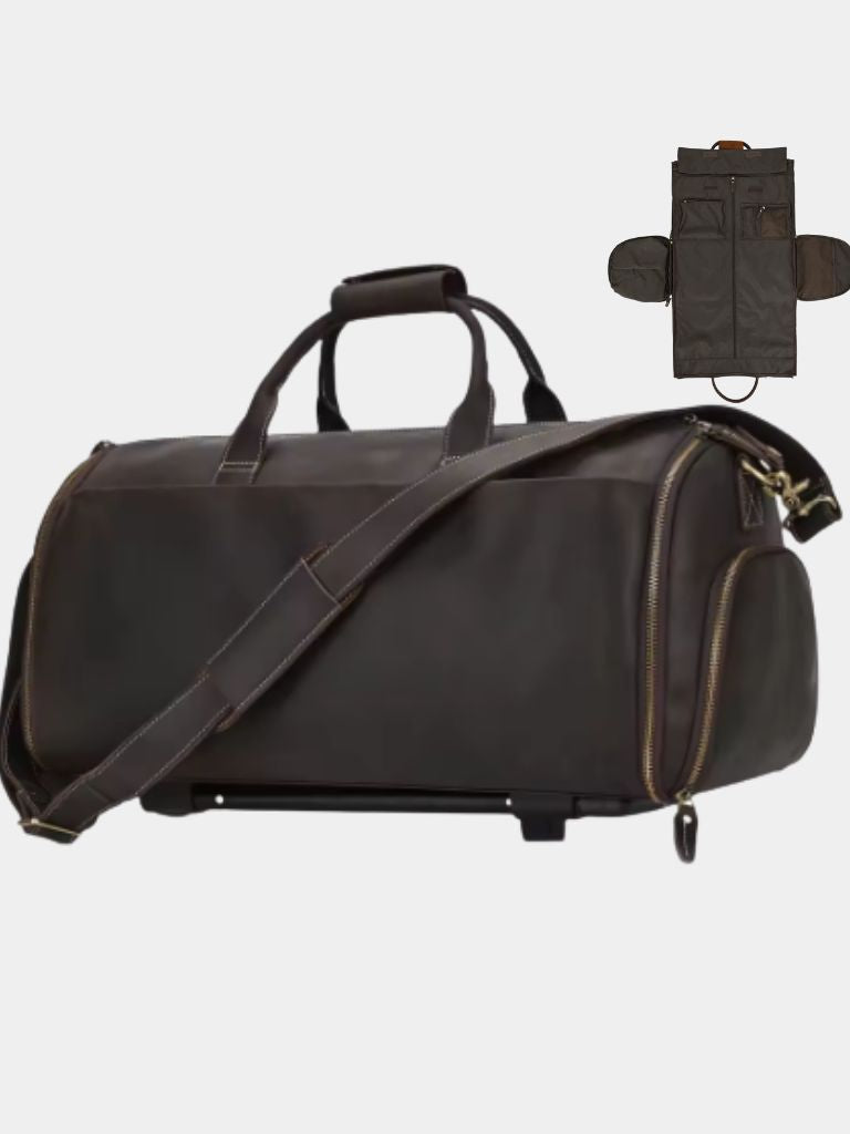 Continental Weekender Leather Travel Bag - Verocci Essentials