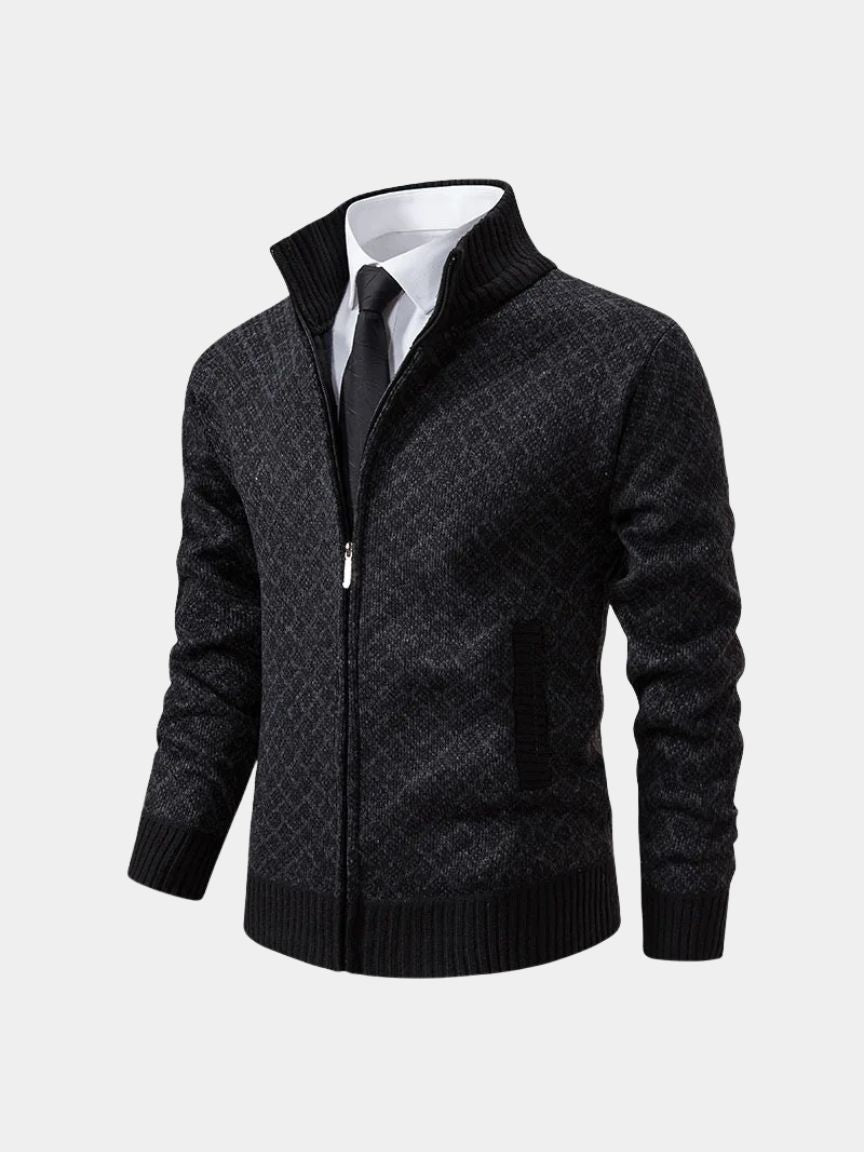 Vintage Jacquard Cardigan - Verocci Essentials