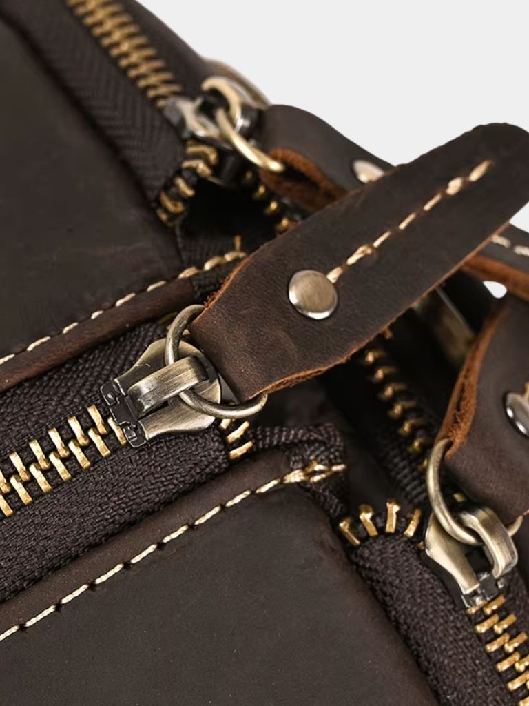 Continental Weekender Leather Travel Bag - Verocci Essentials