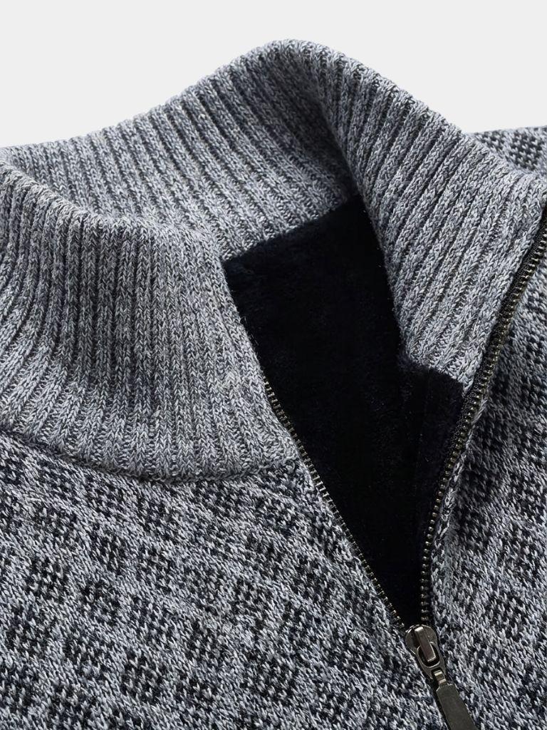 Vintage Jacquard Cardigan - Verocci Essentials