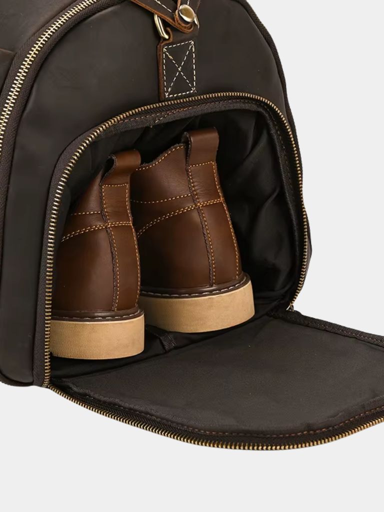 Continental Weekender Leather Travel Bag - Verocci Essentials