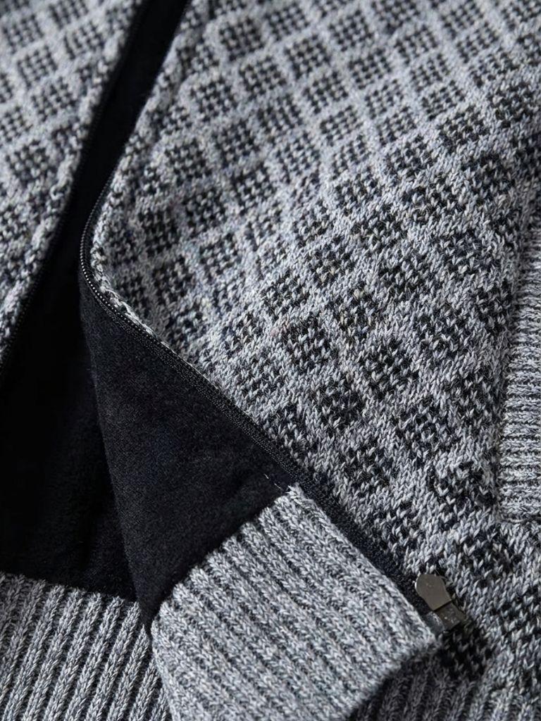 Vintage Jacquard Cardigan - Verocci Essentials