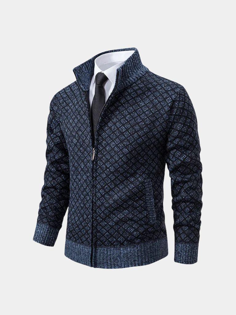 Vintage Jacquard Cardigan - Verocci Essentials