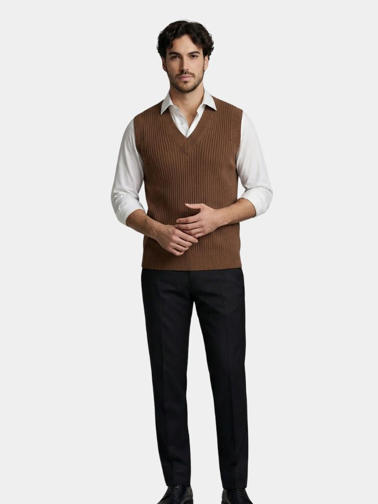 Knit Vest Waistcoat - Verocci Essentials