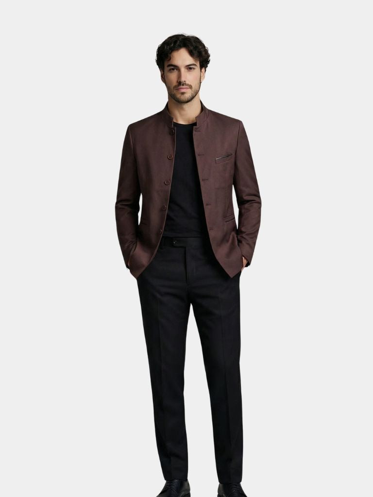 Elegant Collar Jacket - Verocci Essentials