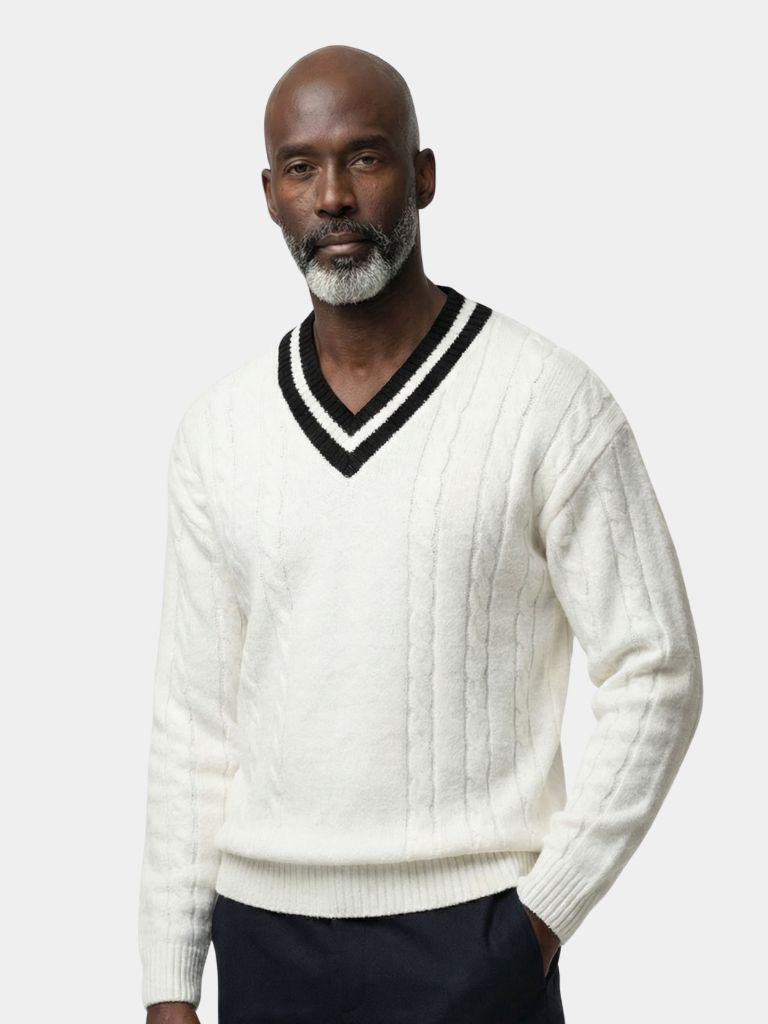 Minimalist V-Neck Sweater - Verocci Essentials