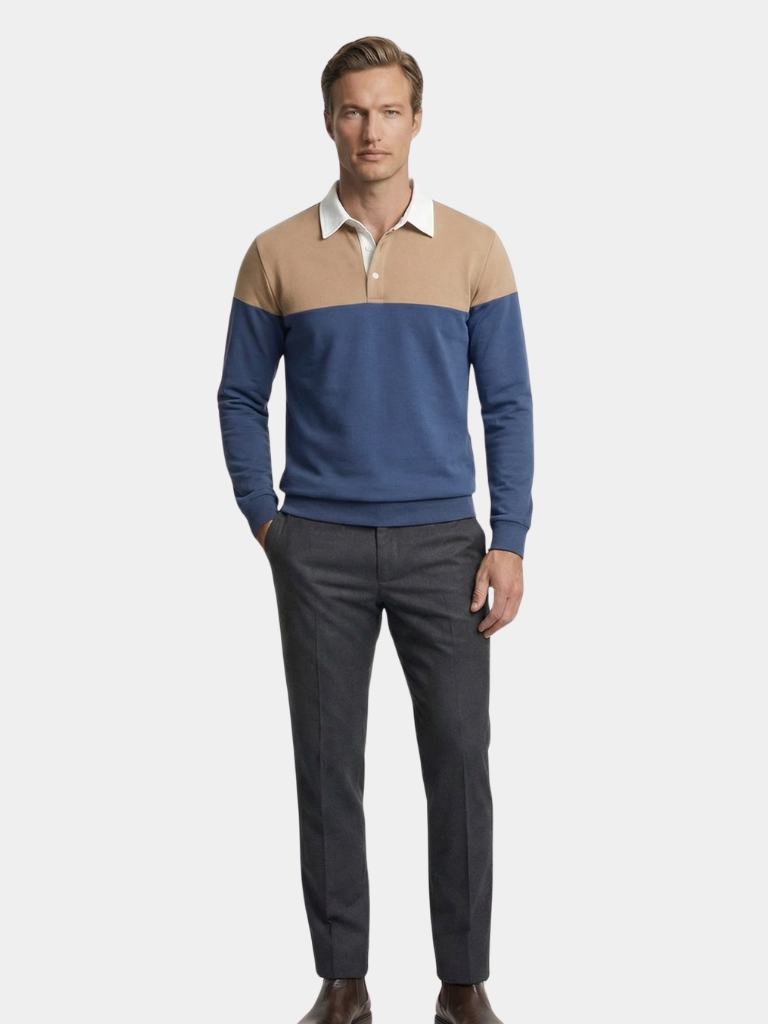 Alpine Zip-Neck Polo Pullover - Verocci Essentials