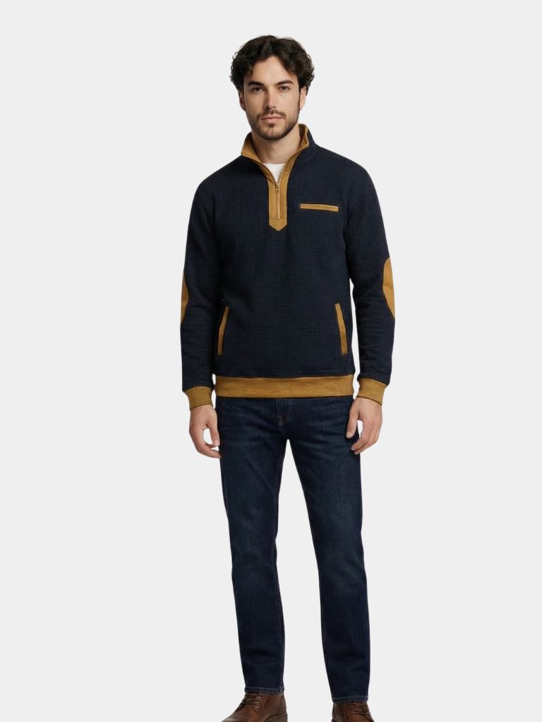 Explorer High Collar Quarter Zip Pullover - Verocci Essentials