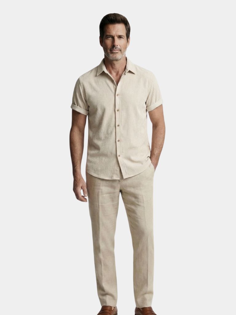 Minimalist Corduroy Shirt - Verocci Essentials