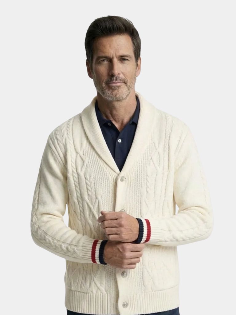 Academy Shawl-Neck Knit - Verocci Essentials