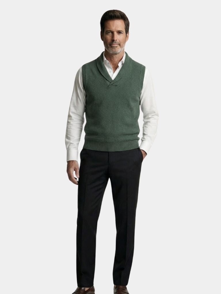 British Knit Vest Waistcoat - Verocci Essentials
