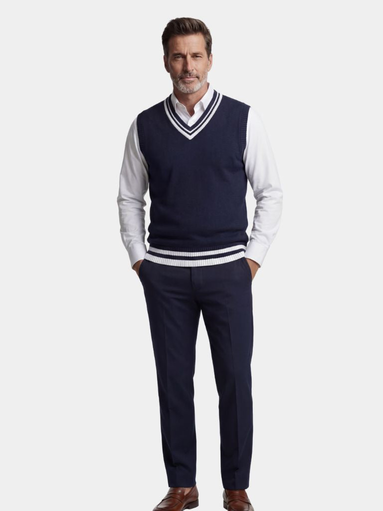 Old Money Essential Knit Vest - Verocci Essentials