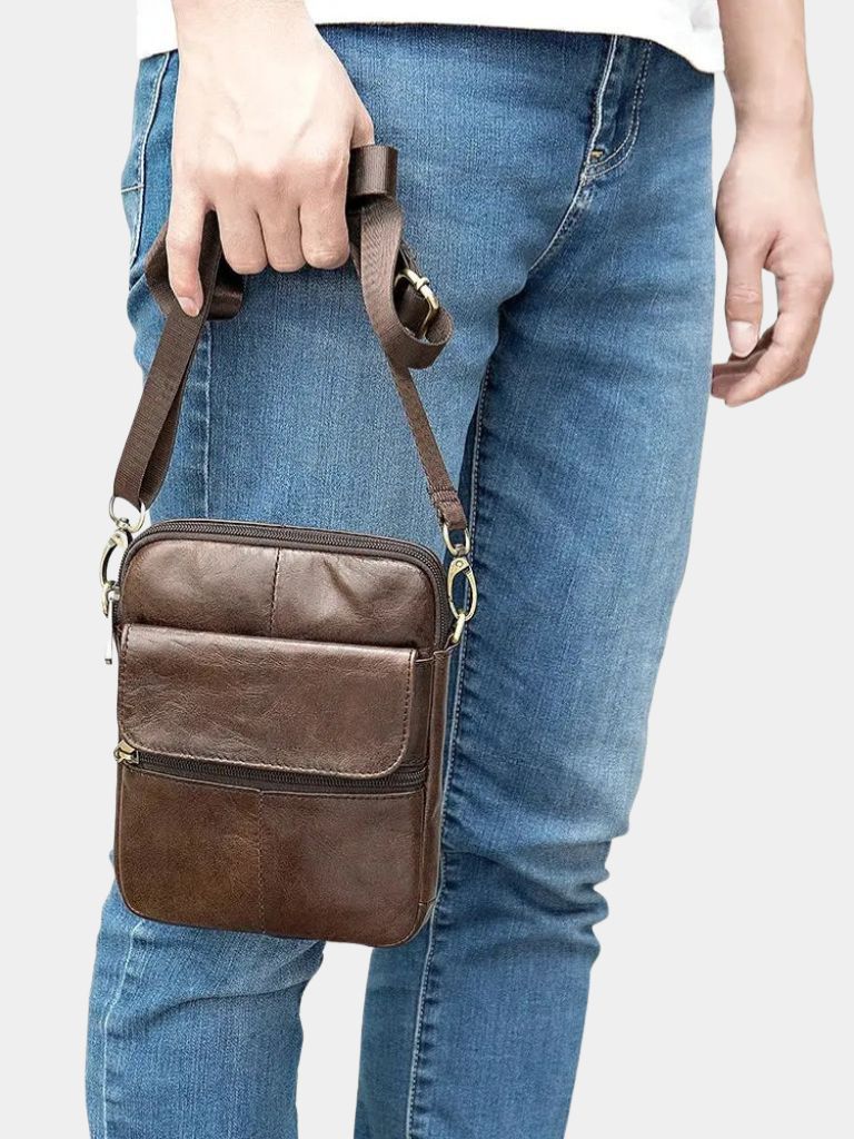 Essential Leather Shoulder Bag - Verocci Essentials