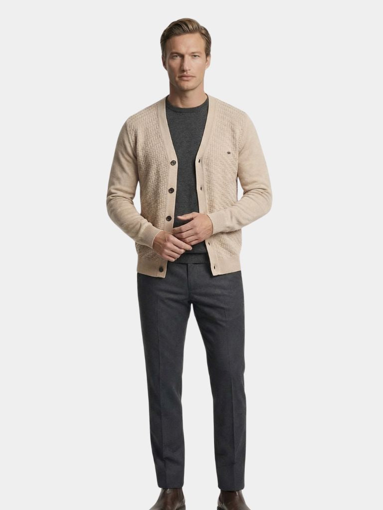 V Neck Knitwear Cardigan - Verocci Essentials