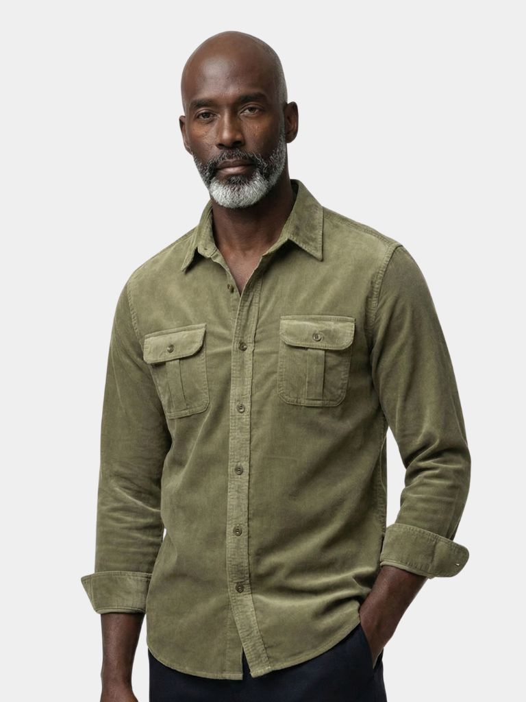 Casual Business Corduroy Shirt - Verocci Essentials