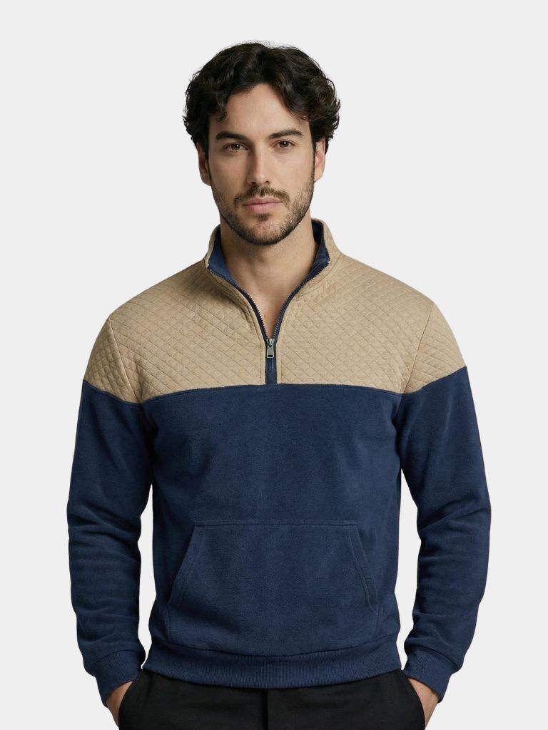 Cambridge Dual-Tone Winter Pullover - Verocci Essentials