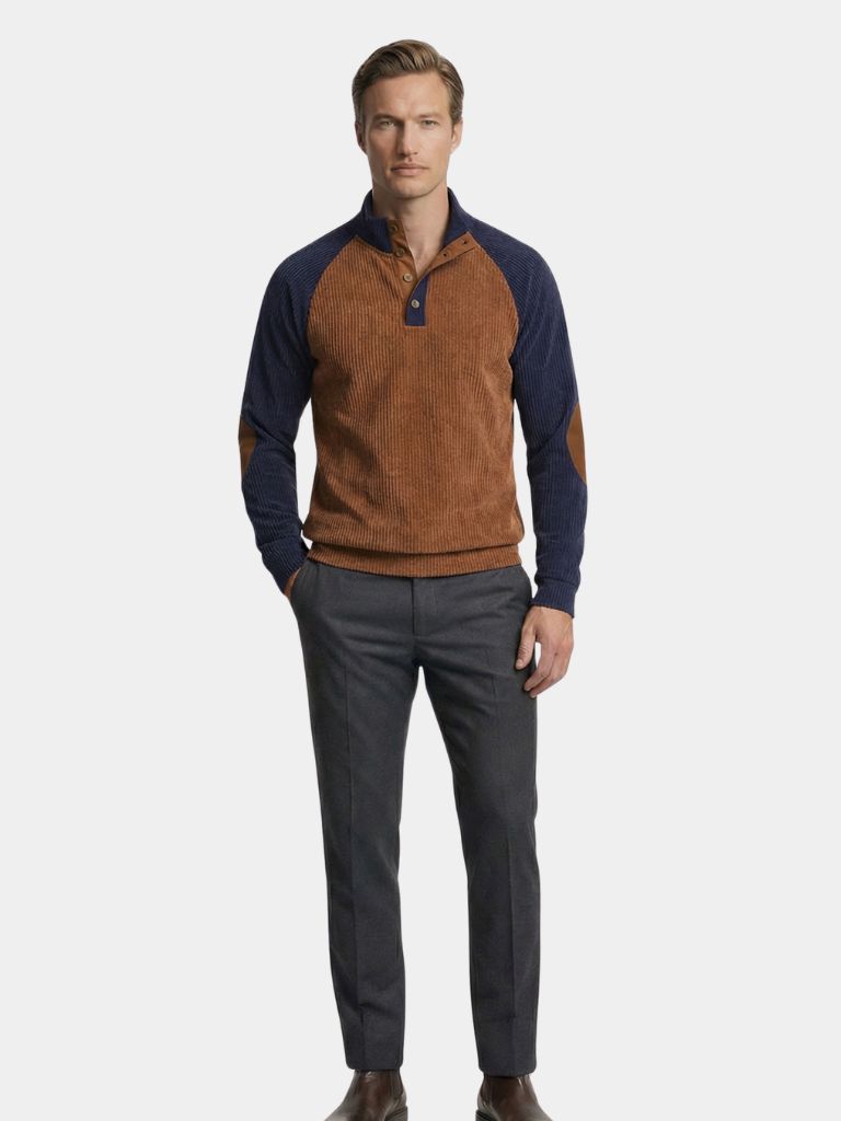 Buckridge Casual Corduroy Pullover - Verocci Essentials
