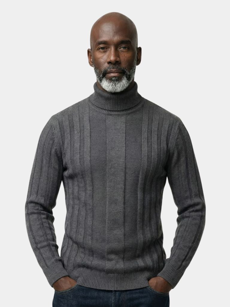 Turtleneck Knitwear Pullover Sweater - Verocci Essentials