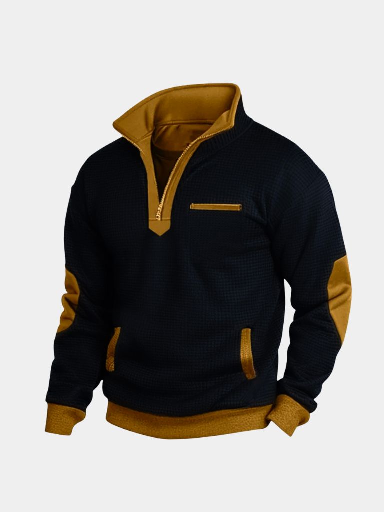 Explorer High Collar Quarter Zip Pullover - Verocci Essentials