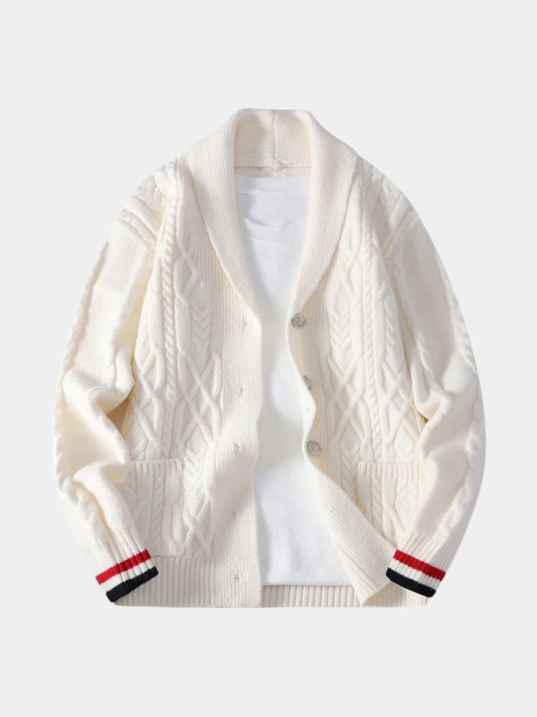 Academy Shawl-Neck Knit - Verocci Essentials
