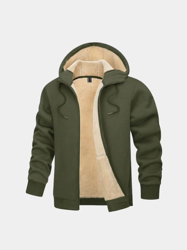 Winter Core Sherpa Hoodie Jacket - Verocci Essentials