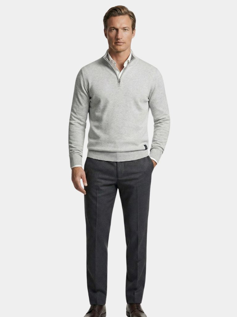 Half Zip Knitwear Pullover Sweater - Verocci Essentials