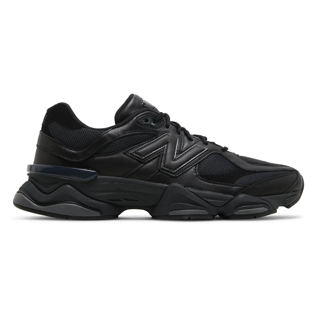 9060 "Triple Black Suede Patent"
