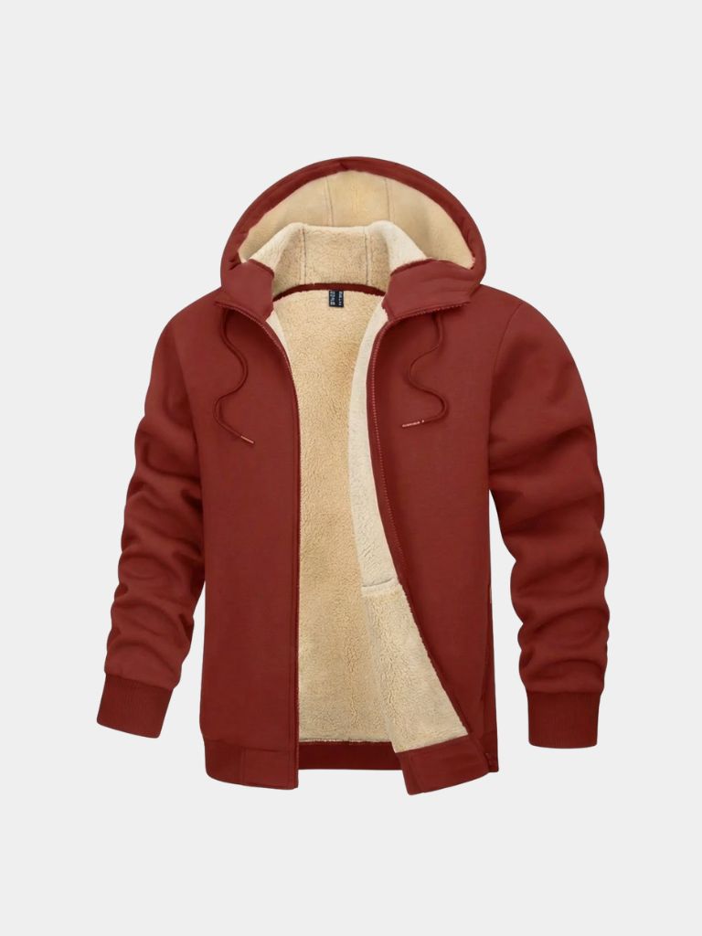 Winter Core Sherpa Hoodie Jacket - Verocci Essentials