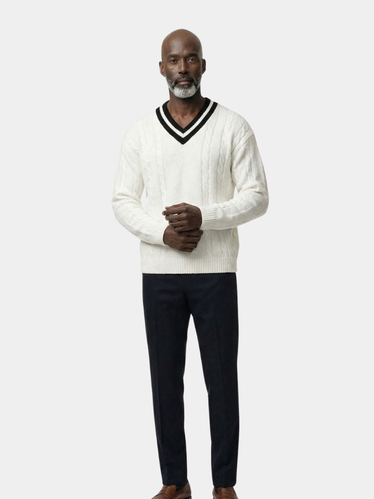 Minimalist V-Neck Sweater - Verocci Essentials