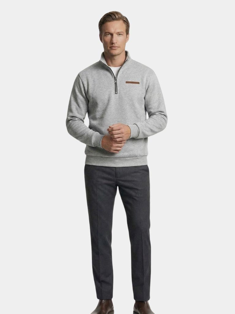 Slate Urban High Collar Pullover - Verocci Essentials
