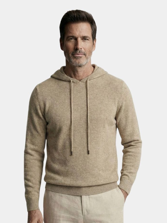 100% Cashmere Hooded Sweater - Verocci Essentials