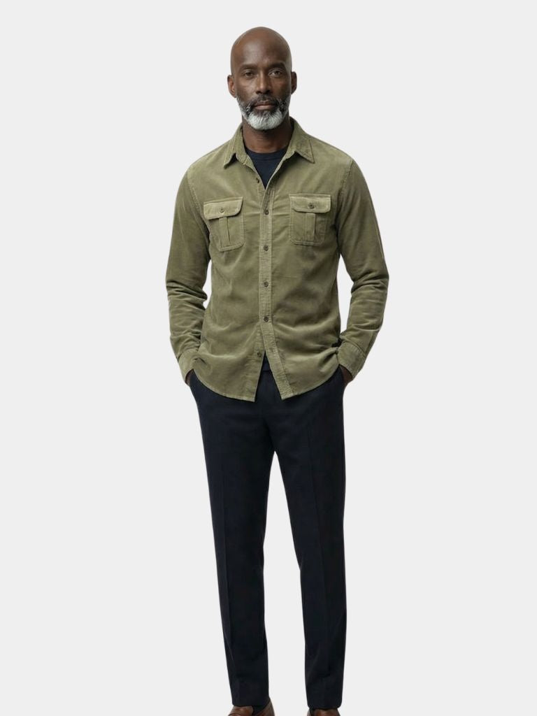 Casual Business Corduroy Shirt - Verocci Essentials