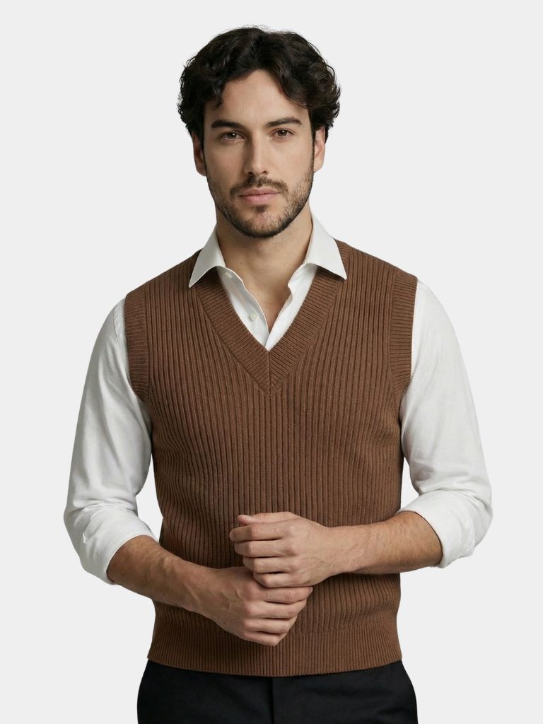 Knit Vest Waistcoat - Verocci Essentials