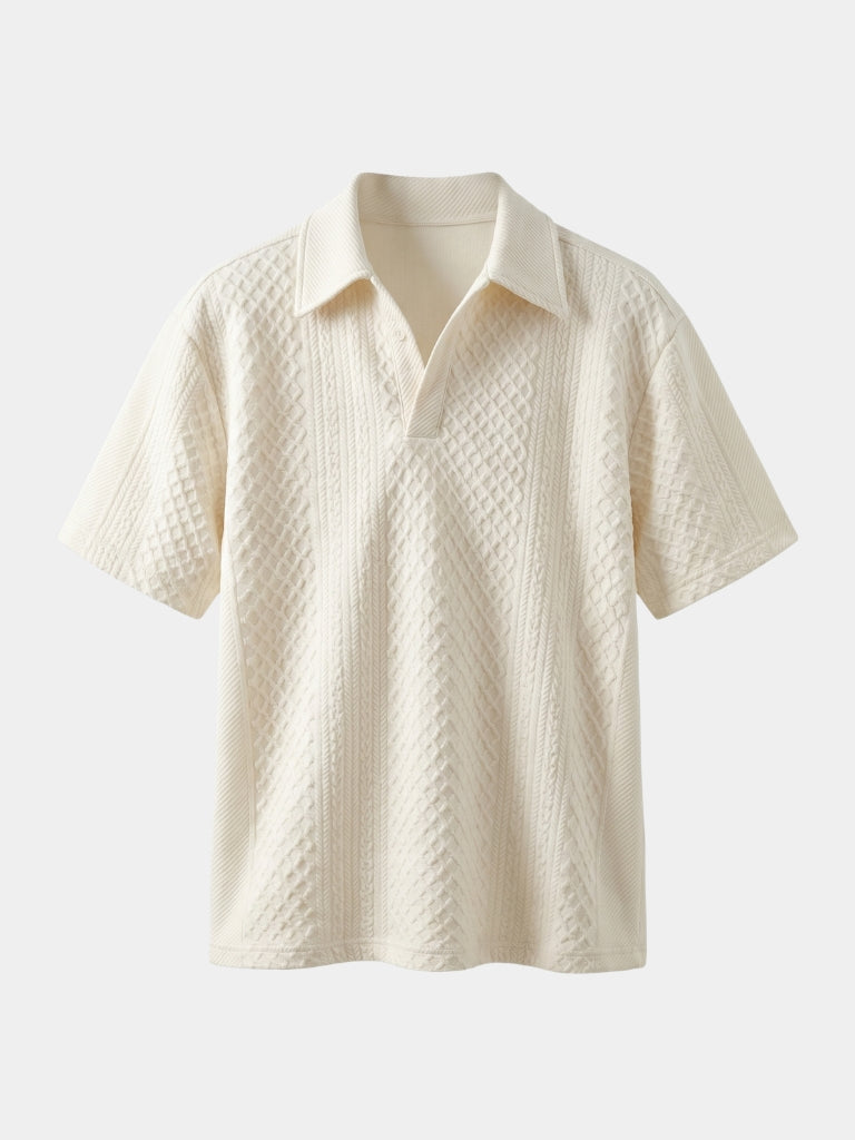Diamond Lattice Resort Polo - Verocci Essentials