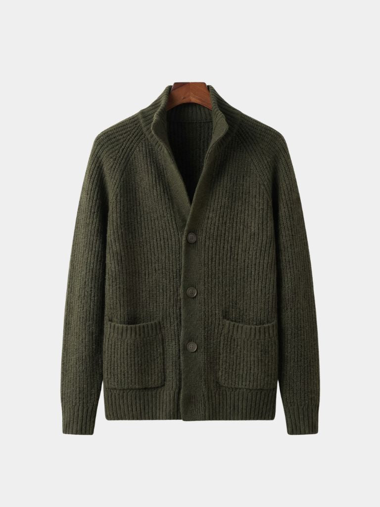 Classic Heritage Botton Knit Jacket - Verocci Essentials